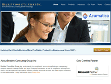 Tablet Screenshot of bradleyconsult.com